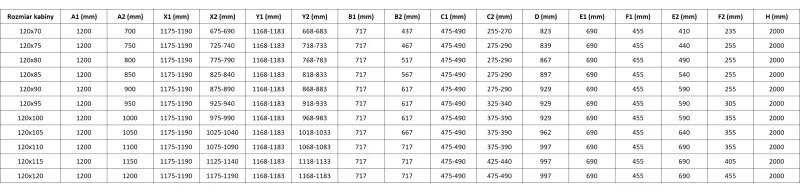 Mexen Mist-H L Duo, 2-krídlový sprchový kút 120 x 85 cm, číre sklo, čierny profil, 8A5L-120L-085P-70-00