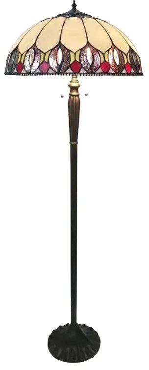 Stojaca vitrážová lampa ELI Ø50*157