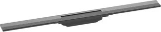Hansgrohe RainDrain Flex sprchový žľab 80 cm nerez kartáčovaný černý chrom 56044340