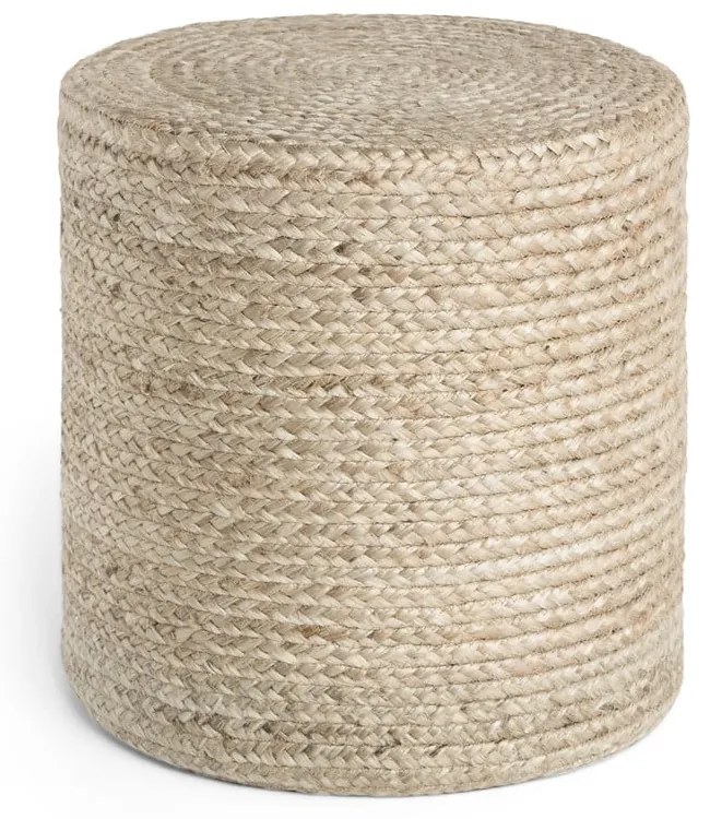 Sivobéžový taburet Jutta Greige – Hanse Home