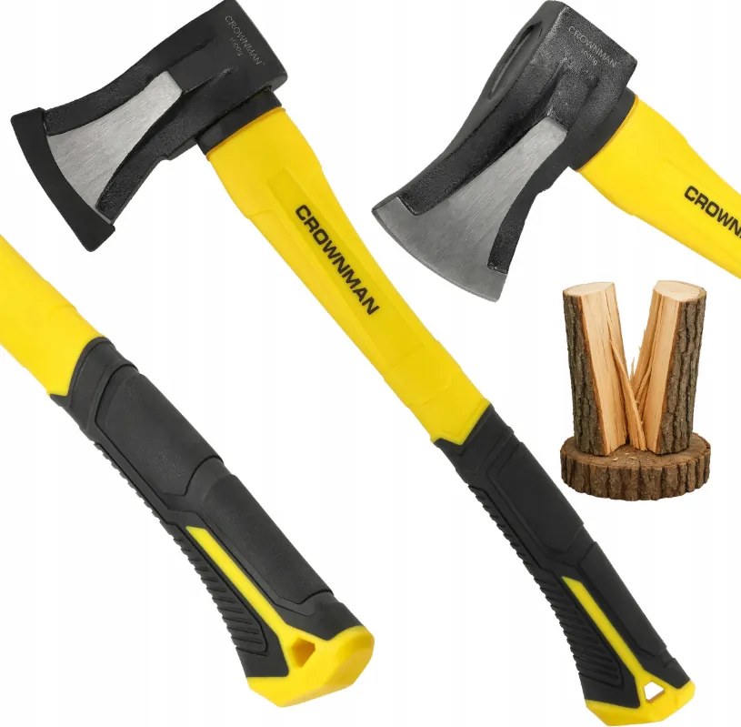 Sekera na štiepanie dreva 1000g 45cm pevná hlava z uhlíkovej ocele
