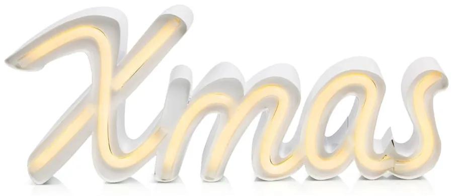 Biela svetelná LED dekorácia Markslöjd Xmas, dĺžka 40 cm