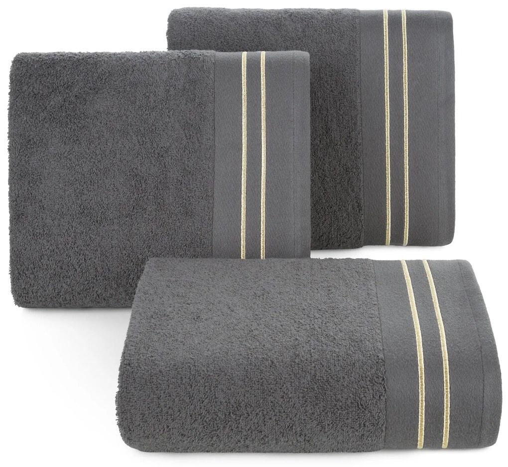 BAVLNENÝ UTERÁK OLIVIA 30X50 CM TMAVOSIVÁ