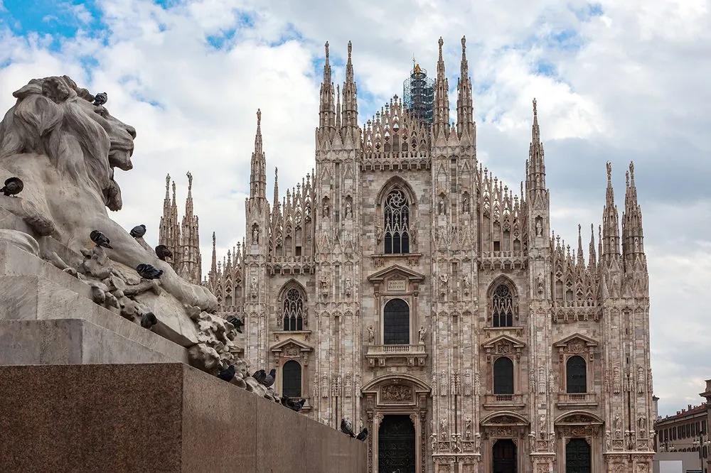Samolepiaca fototapeta krásna katedrála v Miláne