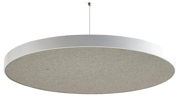 Akustický panel GRACE, kruh, Ø780x52 mm, stropný, hnedá
