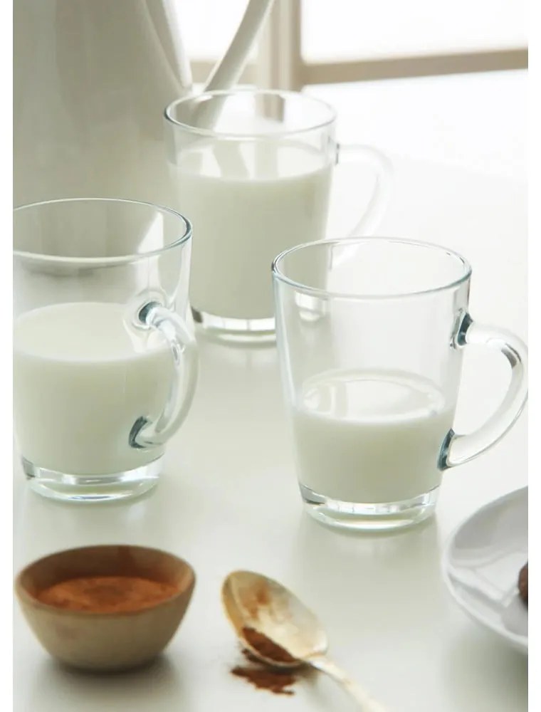 Sklenené hrnčeky v súprave 6 ks 300 ml – Hermia