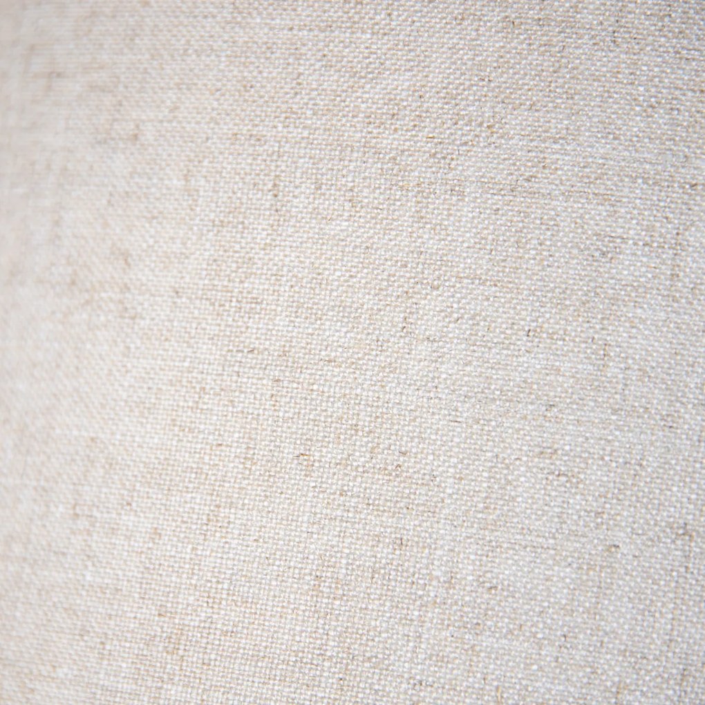 Stojacia lampa oceľová so svetlosivým tienidlom 50 cm - Editor