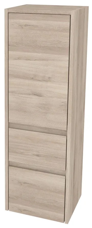Mereo, Mereo Opto kúpeľňová skrinka vysoká 125 cm, ľavé otváranie, Multidecor, Dub Kronberg svetlý, MER-CN995LDKRS