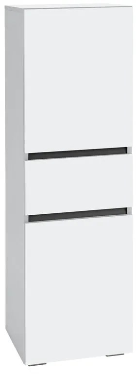 Biela kúpeľňová skrinka Støraa Wisla, 38 x 130 cm