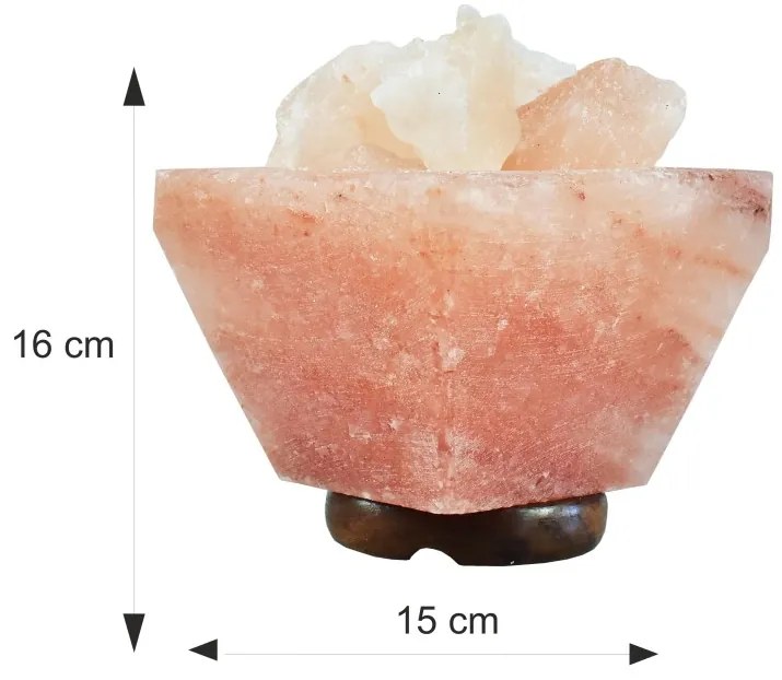 Soľná lampa kocka 3,5 kg