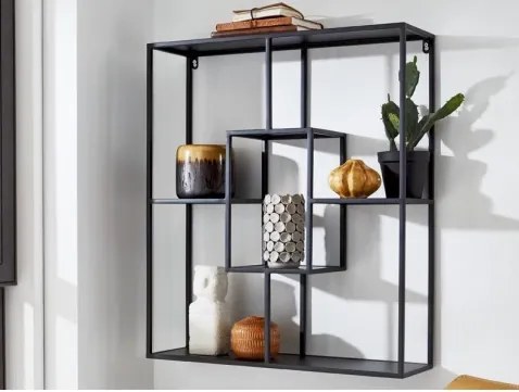 Závesný policový regál Kirklees 60x70 cm%