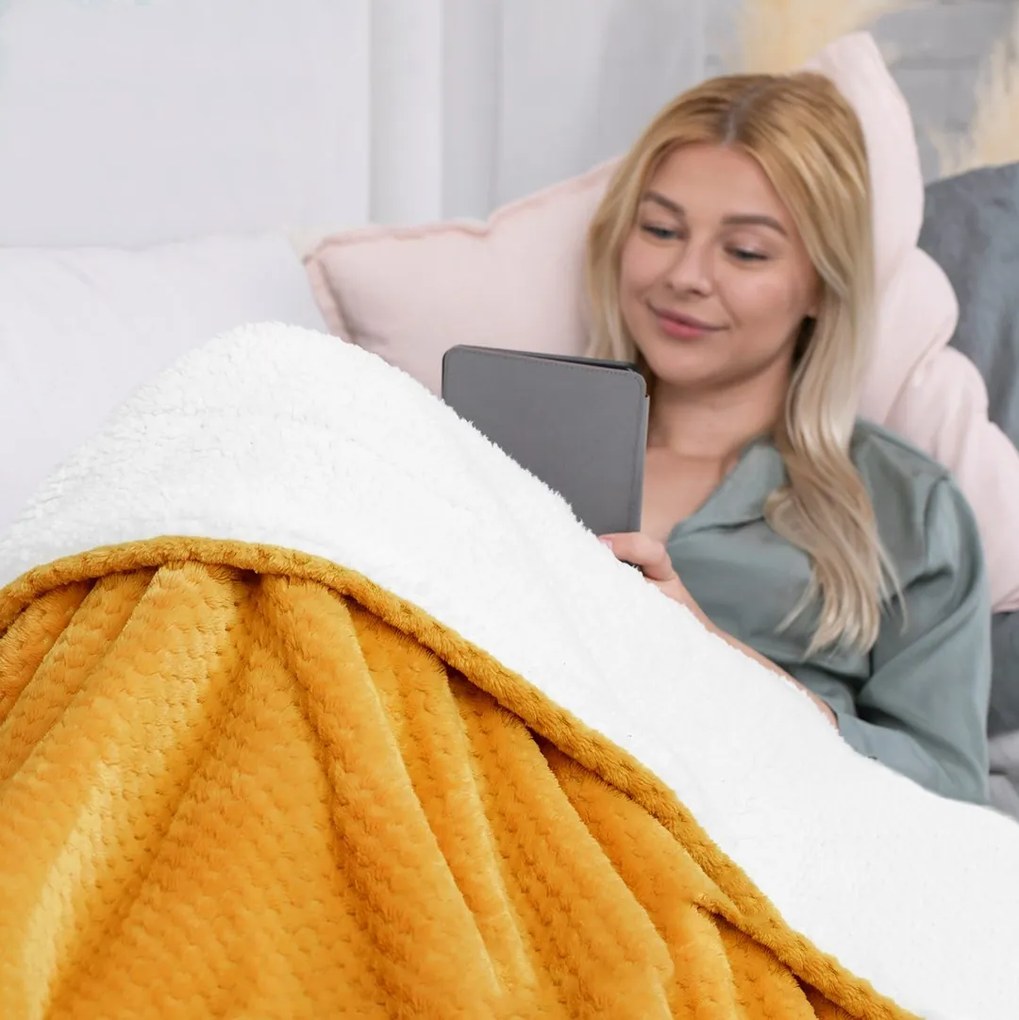 Deka AmeliaHome Shleepy oranžová