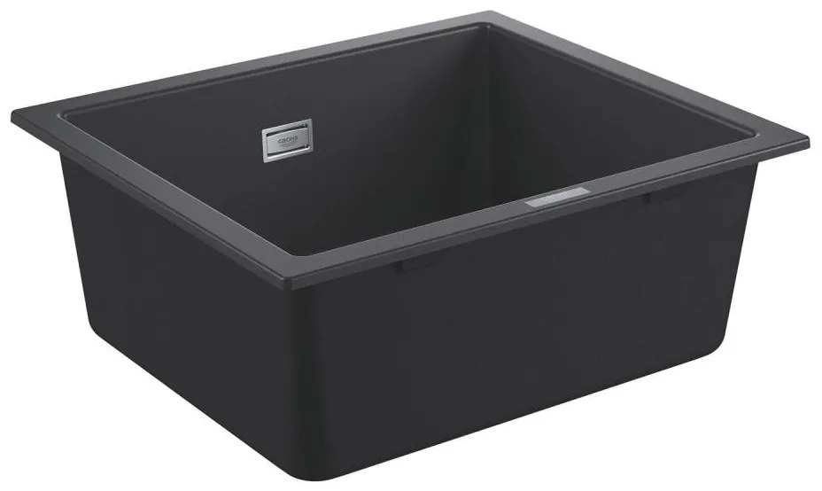 GROHE 31654AP0 - Drez K700U 533 × 457 mm čierny granit/čierna