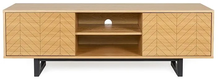 TV stolík v dubovom dekore Woodman Camden Herringbone