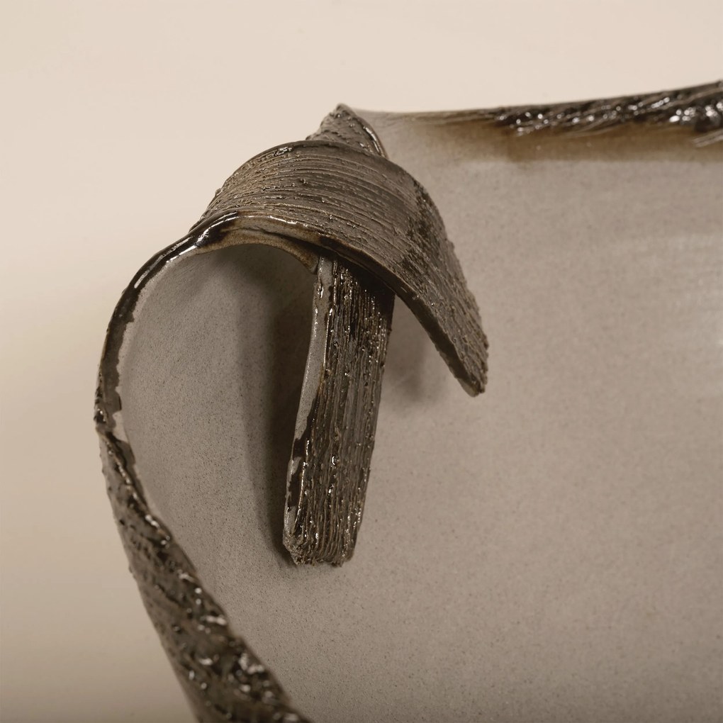 Keramické umývadlo na dosku REA HM-22 Handmade ART béžové