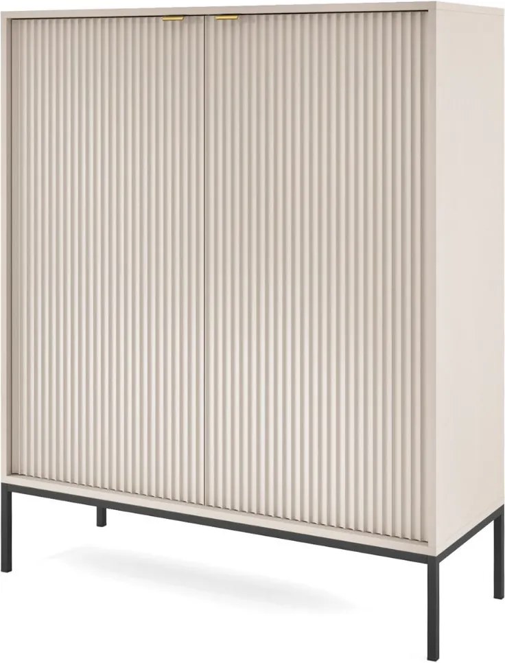 Ryhovaná komoda Nova kašmírová (K104)