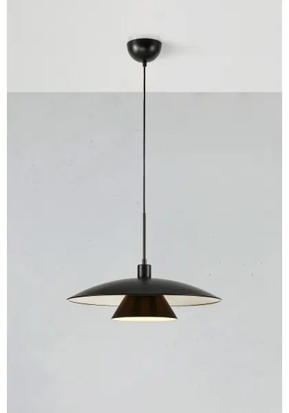 Markslöjd 108431 - Luster na lanku MILLINGE 1xE27/40W/230V čierna