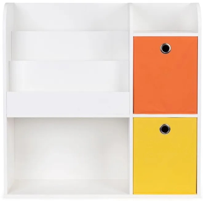 Biely drevený organizer do detskej izby