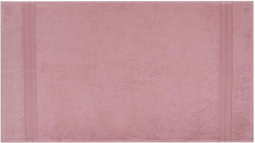 Ružová osuška Laverne, 70 x 140 cm