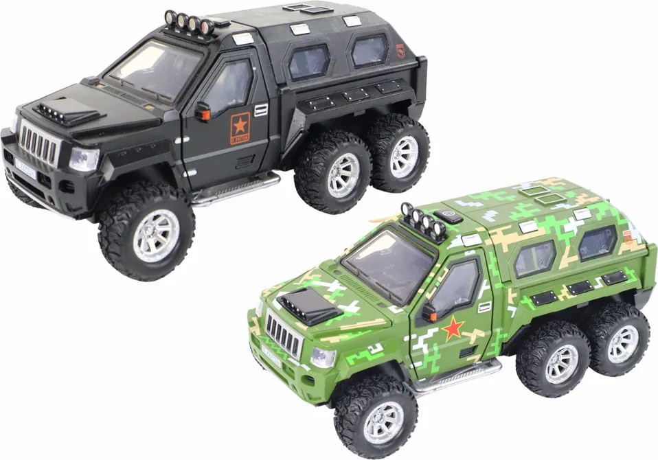 LEAN Toys Auto s delom vo vnútri, zvuk, svetlo, 3 farby