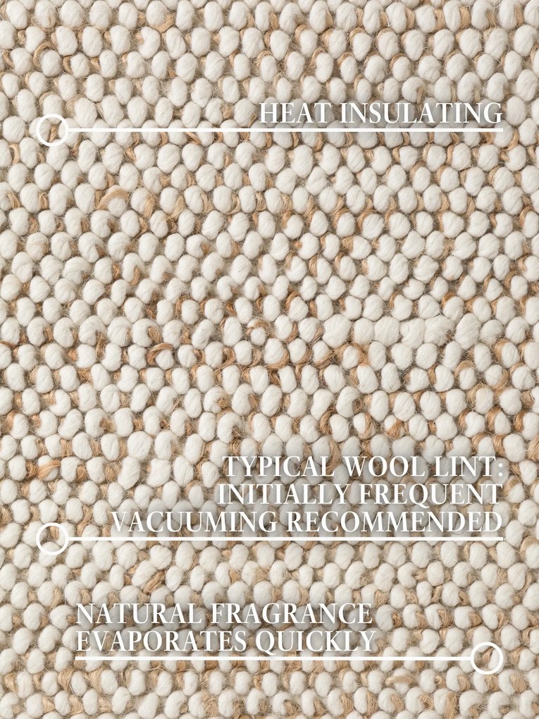 Villeroy & Boch Kusový koberec Peas 106280 Cream Beige, 120x180, béžová, obývacia izba