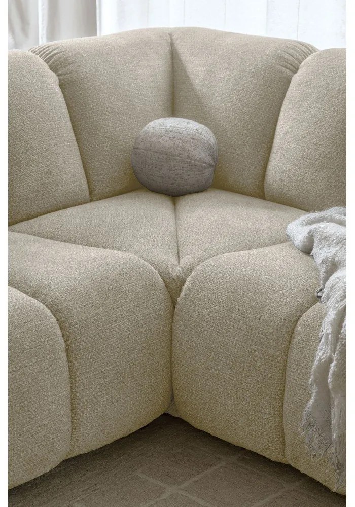 Béžová rohová pohovka (ľavý roh/do tvaru "U") Shell – Miuform