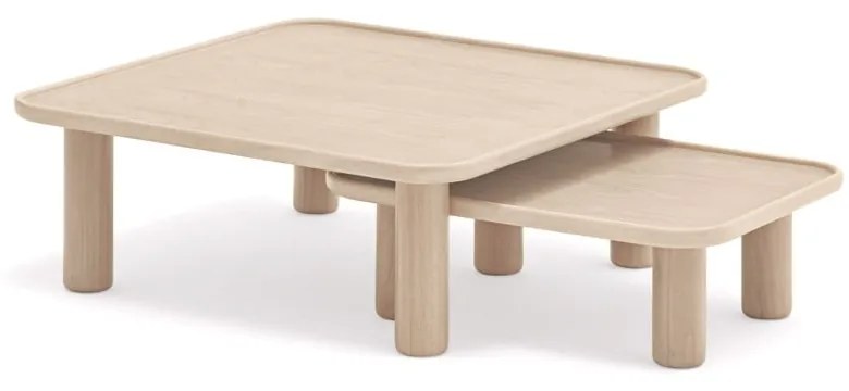Súprava 2 odkladacích stolíkov Teulat Nest