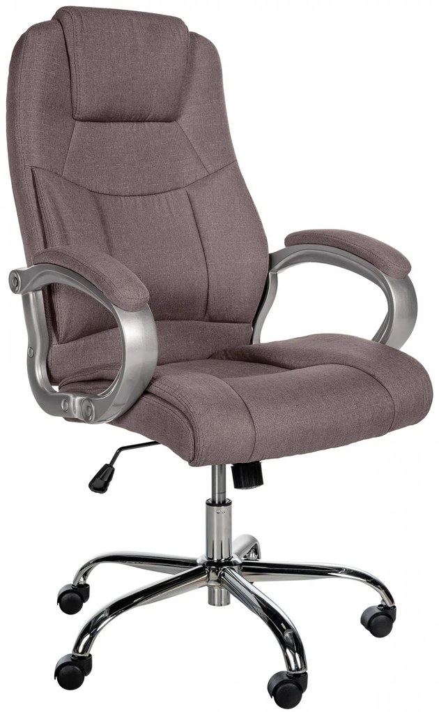 Design-Shop Kancelárska XXL stolička Apol látka - Sivo-hnedá (Taupe)