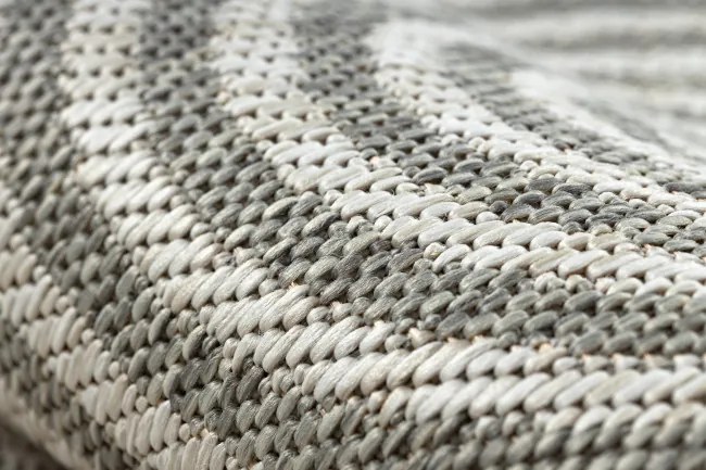 Koberec ORGANIC 1835 geometrický, krémový / sivý