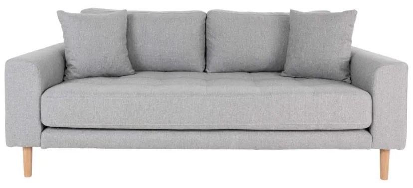 House Nordic - Elegantná 2-miestna pohovka LIDO LOUNGE 180 cm, svetlošedá