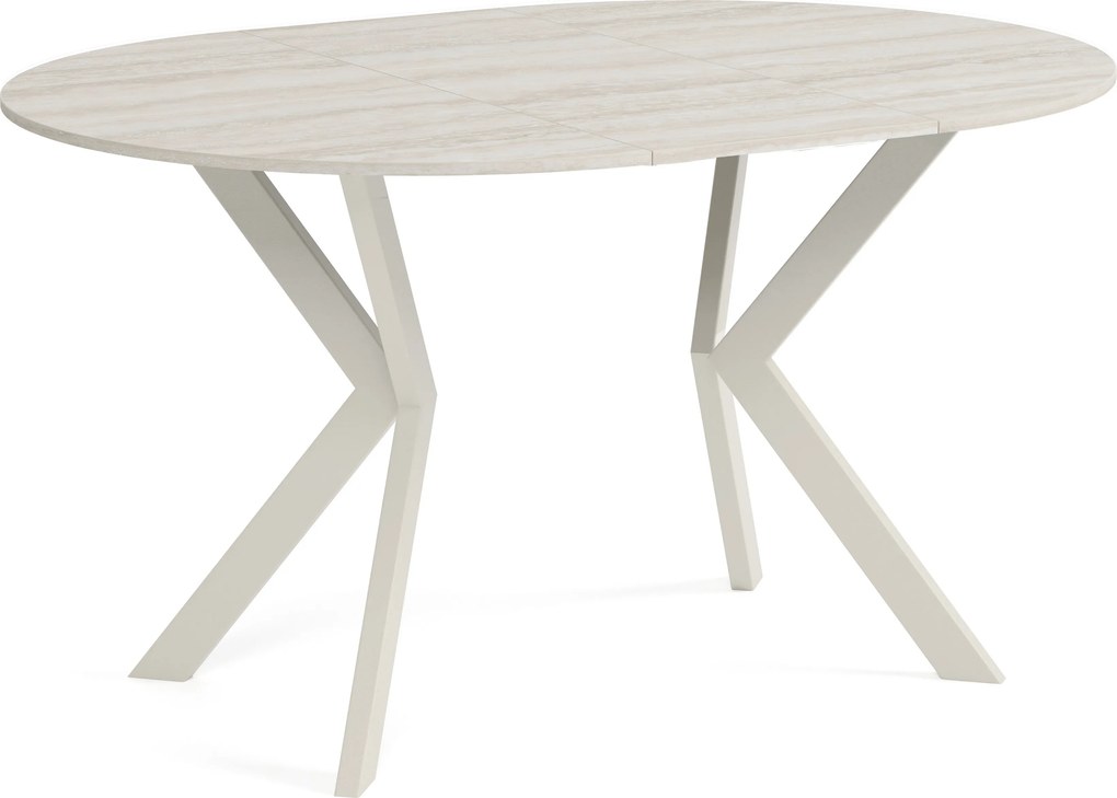 Okrúhly rozkladací jedálensky stôl DEVO Veľkosť: 90 - 128 cm