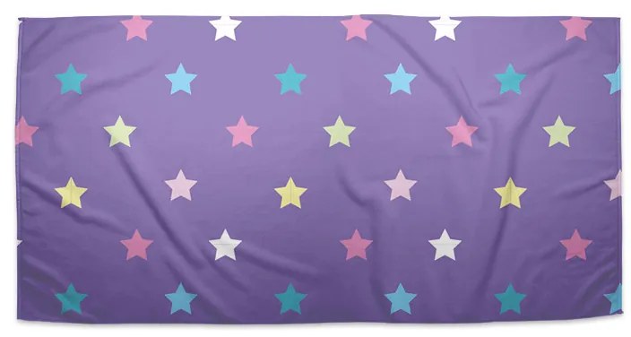Sablio Uterák Hviezdy na fialovej - 50x100 cm