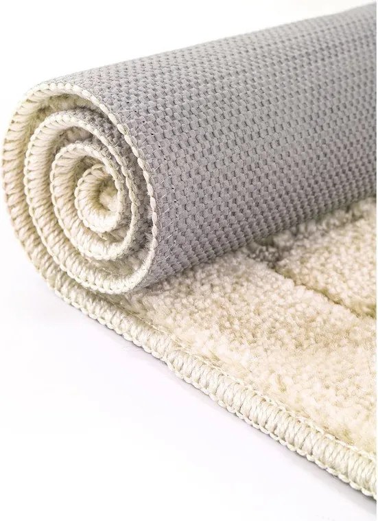 Krémové kúpeľňové predložky v súprave 2 ks 50x80 cm Kareli – Foutastic