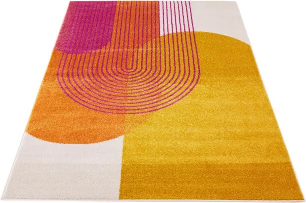 Koberec Muse MU13 oranžový Retro