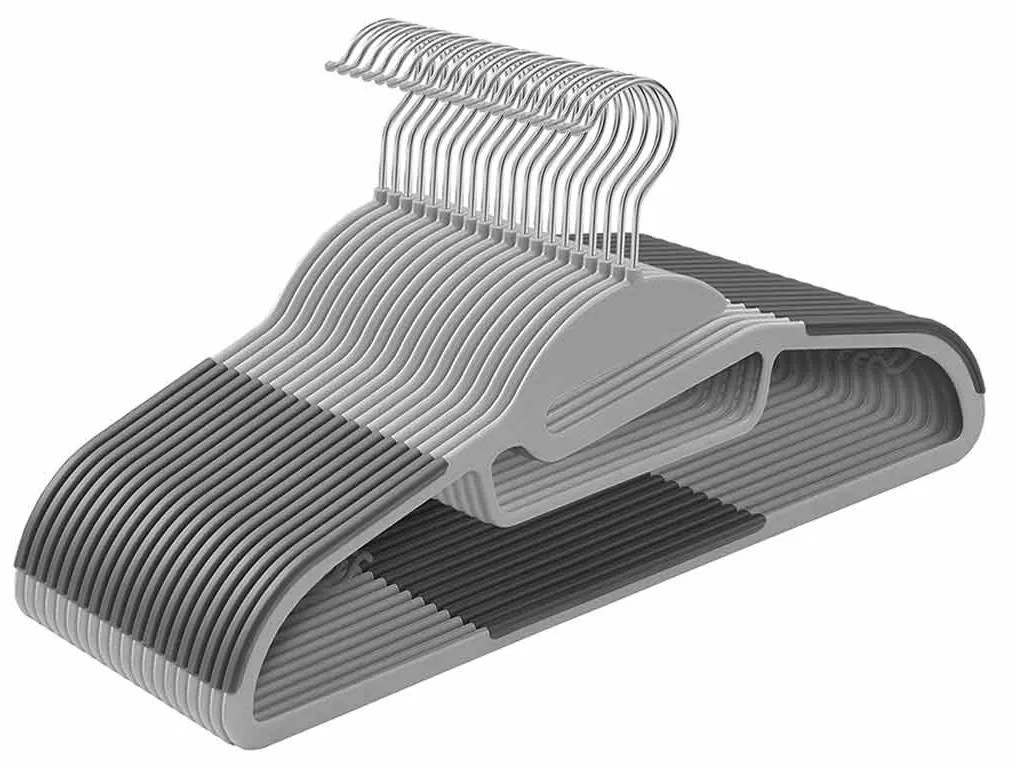 Sada 20 ks Vešiaky na oblečenie 41,5 × 22,5 × 0,5 cm