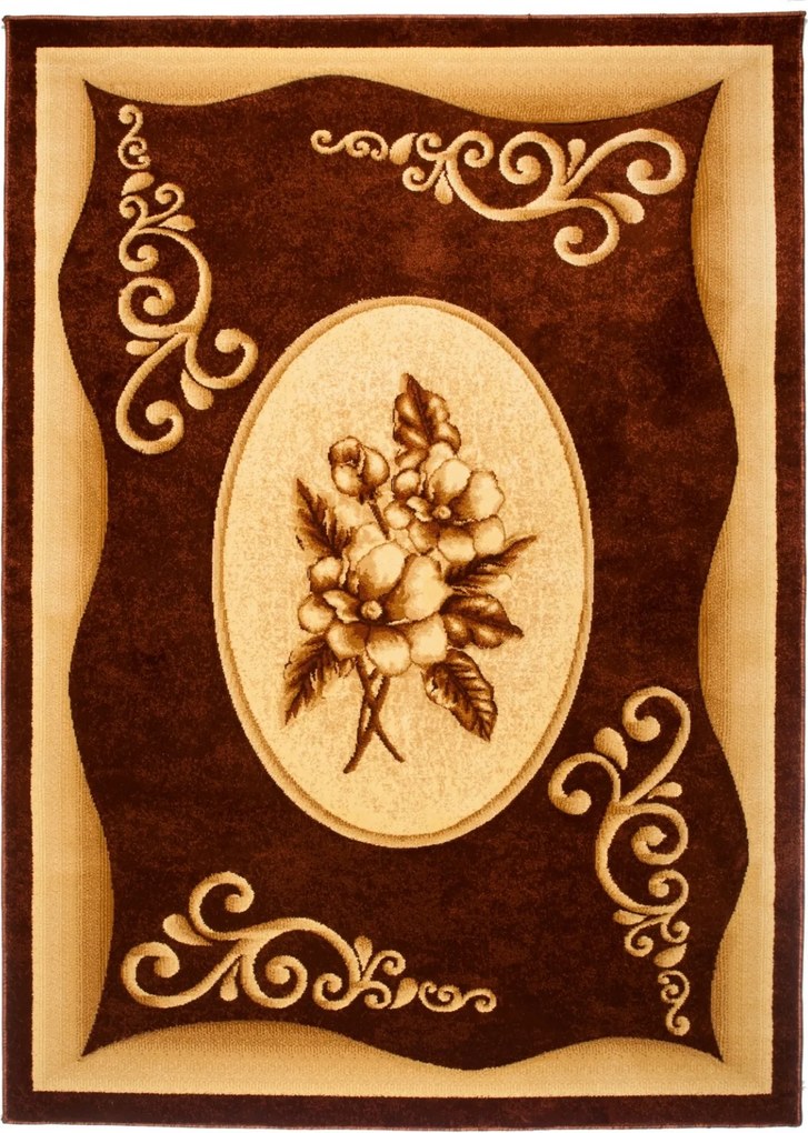 TA Koberec 8300A HNEDÁ ANTOGYA Rozmer: 220x320 cm