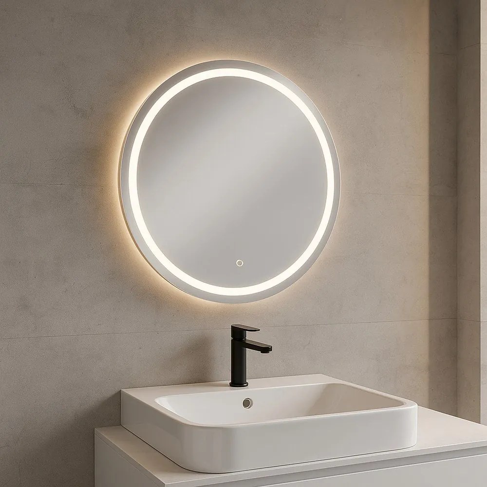 Nástenné zrkadlo s osvetlením ø 70 cm Celeste – Bonami Essentials