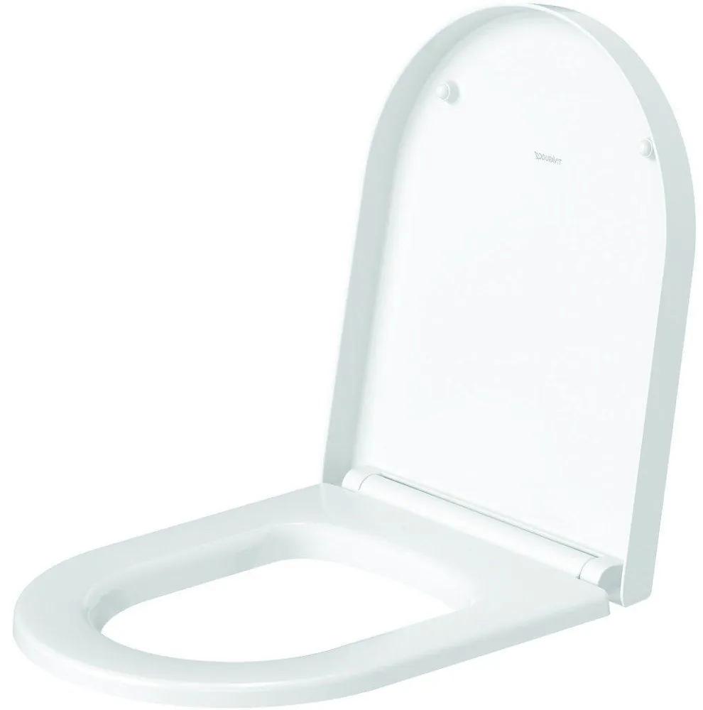 DURAVIT ME by Starck WC sedátko bez sklápacej automatiky, tvrdé z Duroplastu, biela matná, 0020012600