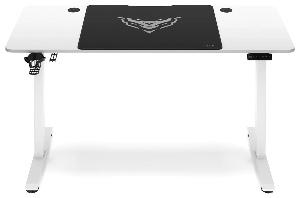 Stôl s nastaviteľnou výškou 140 cm biely: Diablo X-Tensio 1400