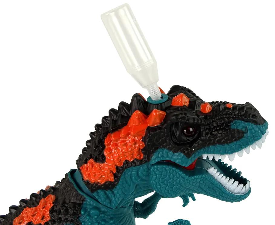 Lean Toys Dinosaurus na diaľkové ovládanie - zelený