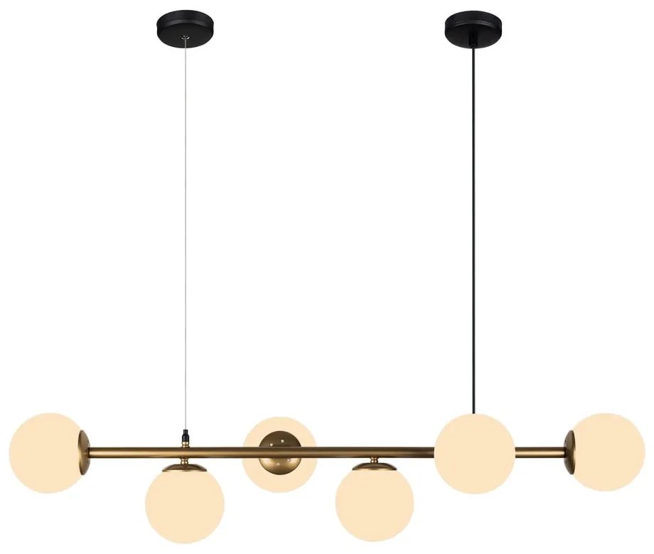 Závesné svietidlo v zlatej farbe Squid Lighting Owl, výška 120 cm