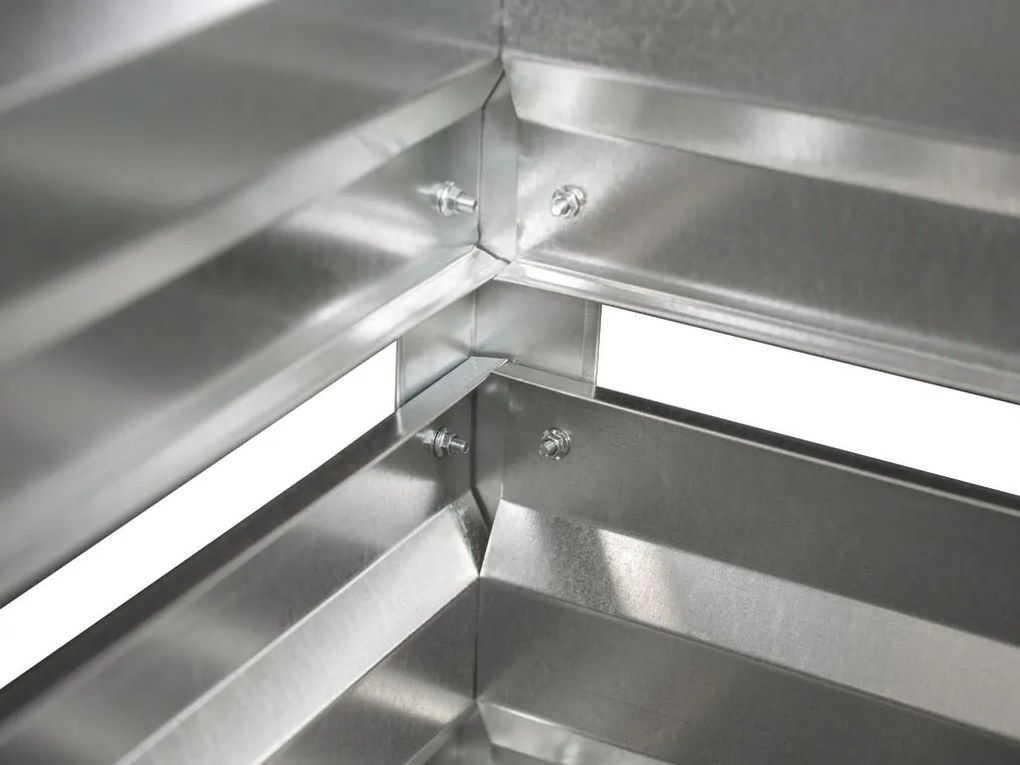 Záhradný kompostér LEGI 1 × 1 m, pozink