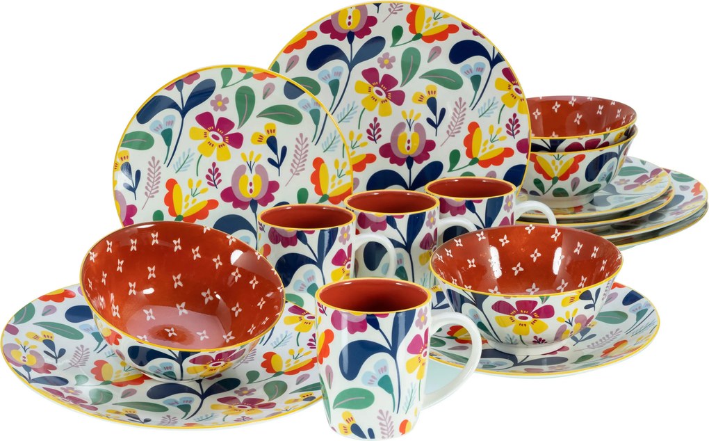 XXXLutz KOMBINOVANÝ SERVIS 16-dielne Creatable - Online Only bytové doplnky - 007768036201