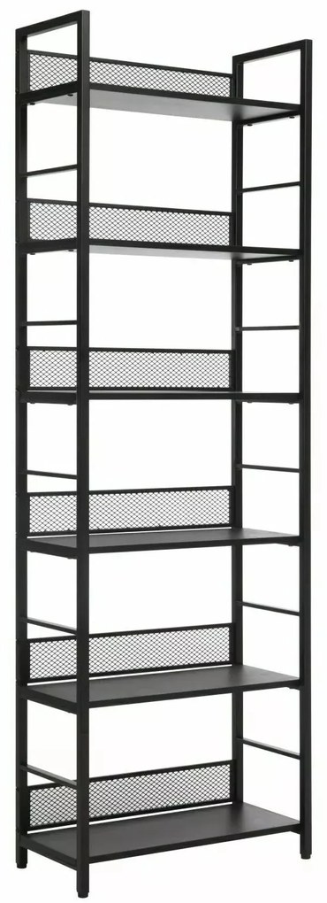 Regál Raw R6 187 cm černý mat