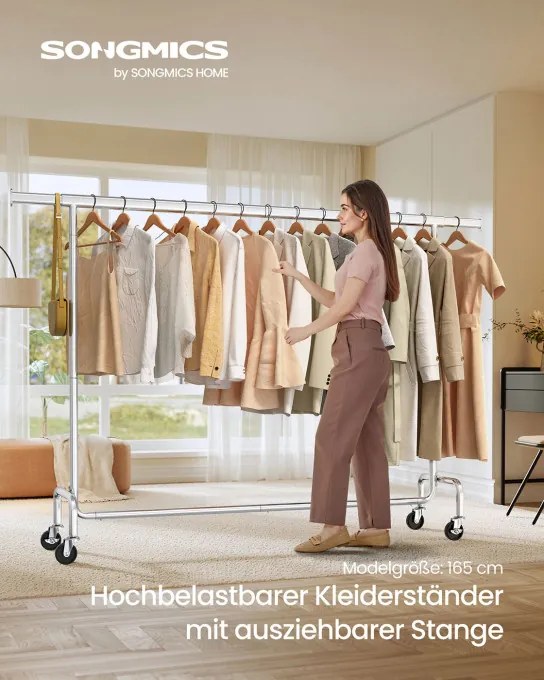 Vešiakový stojan na kolieskach HSR176E01