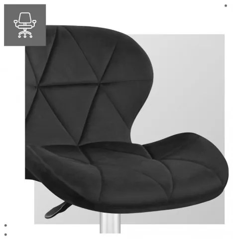 Kancelárska stolička Mark Adler - Future 3.0 Black Velur