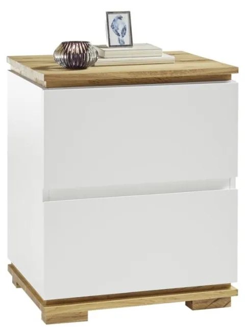 Nočný stolík JAVIN biela