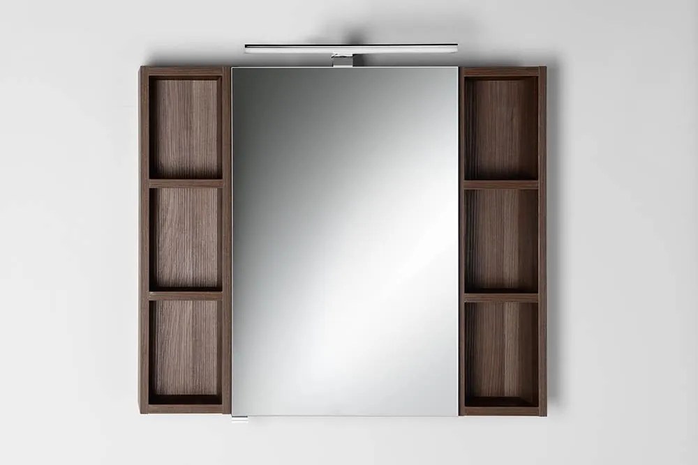 Sapho Sapho, RIWA galérka s LED osvetlením, 50x70x17cm, biela lesk, RIW050-0030