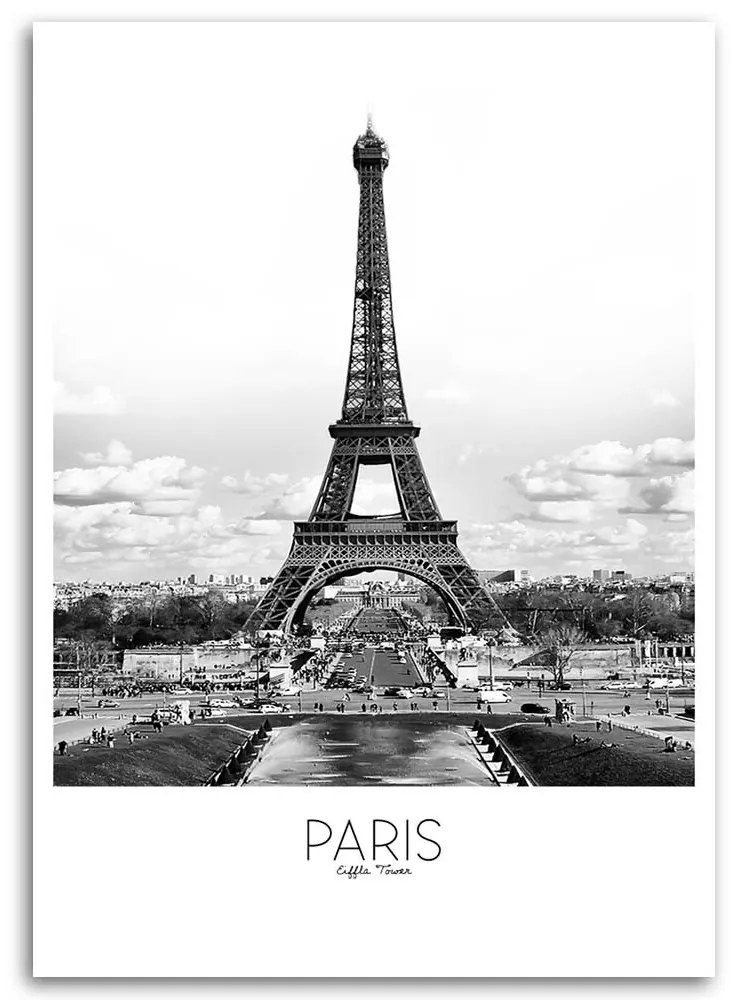 Gario Obraz na plátne Paríž - Eiffelova veža Rozmery: 40 x 60 cm