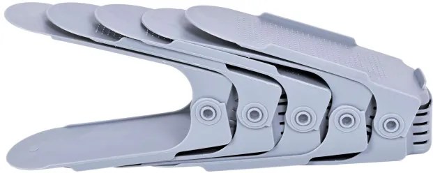 Organizér na topánky sivý